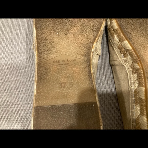 Rag & Bone Suede Espadrilles 37.5 - Picture 9 of 12